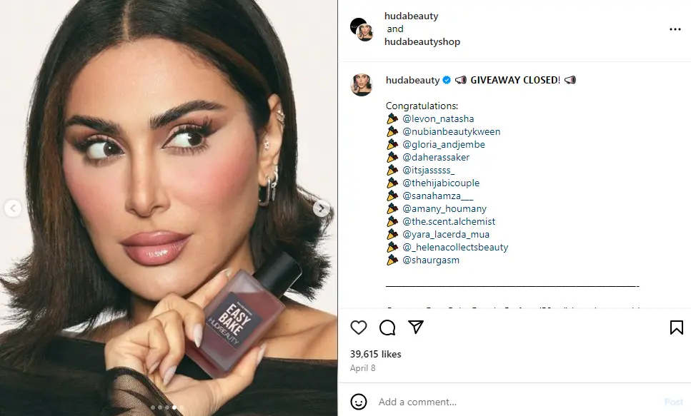 Top Instagram famous girls to follow in 2024: Huda Kattan